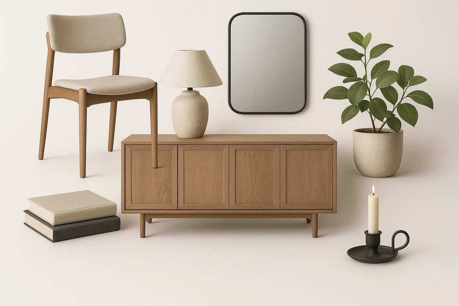 Japandi furniture mood board 2