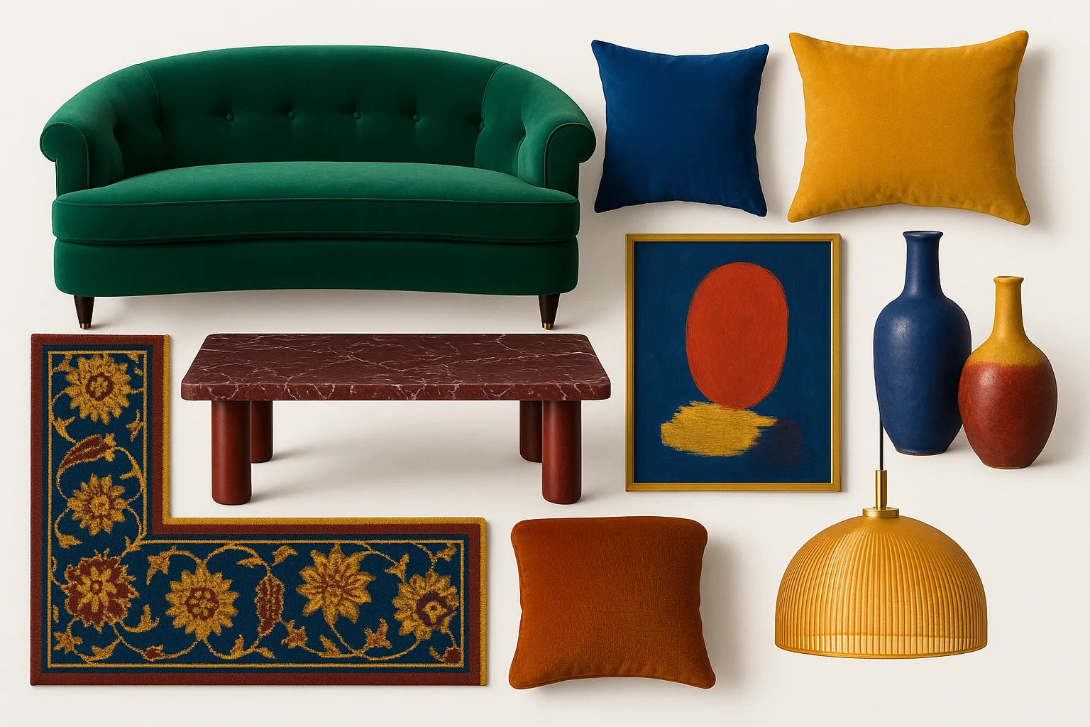 Maximalism furniture mood board 1
