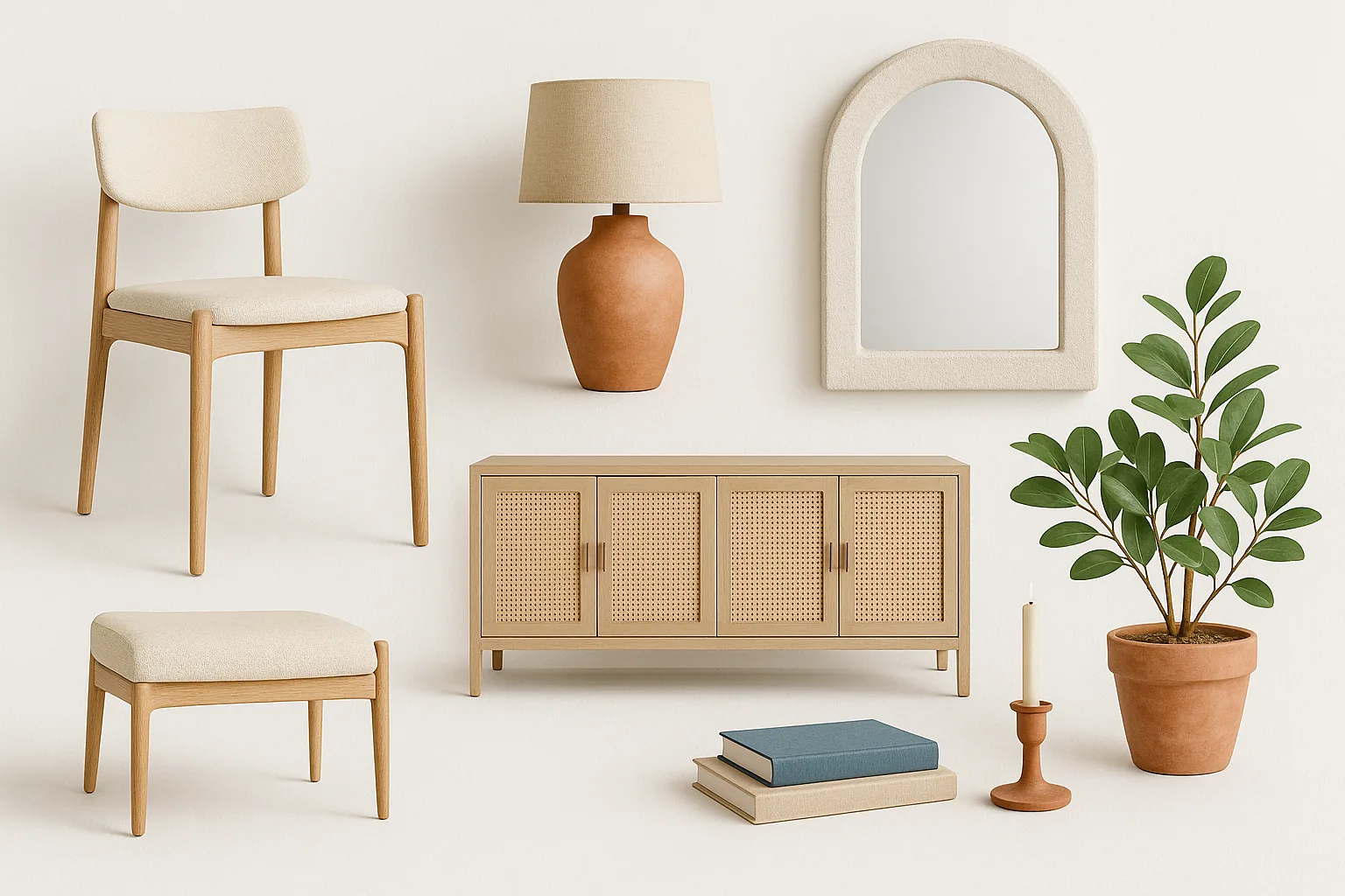 Modern Mediterranean furniture mood board 2