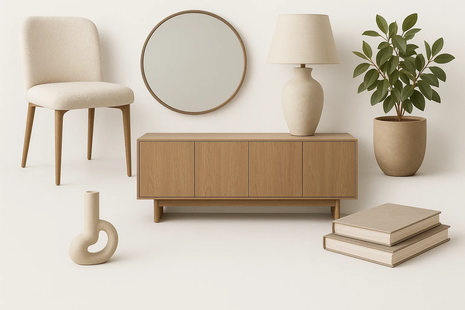 Organic Modern furniture mood board 2