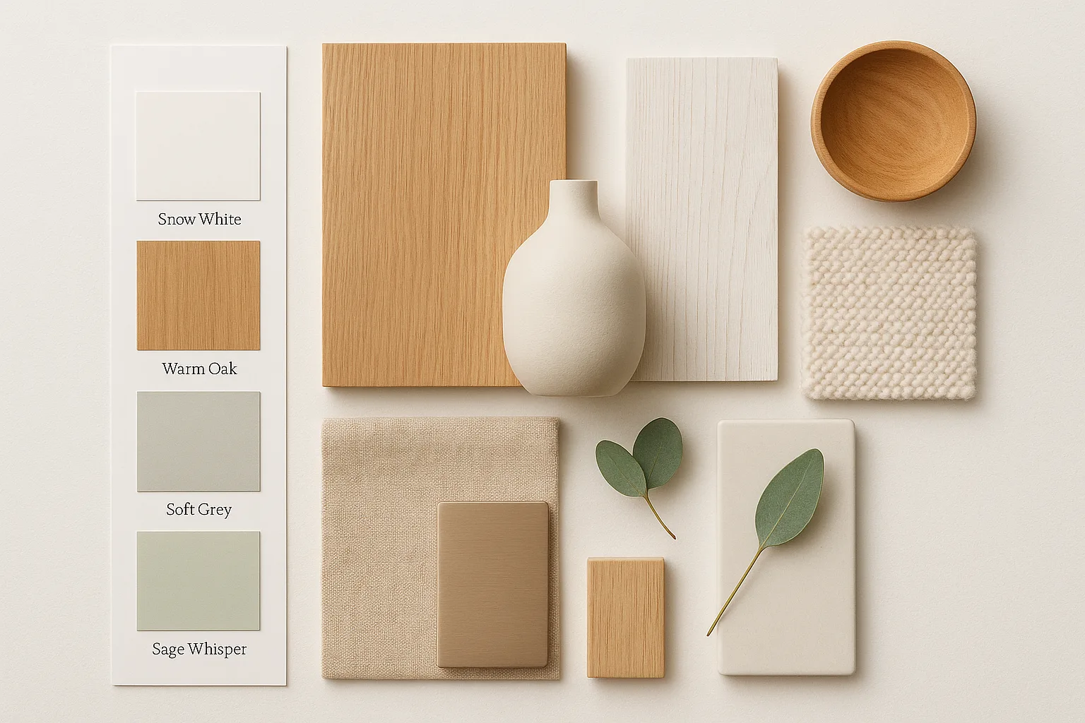 Scandinavian materials mood board 2